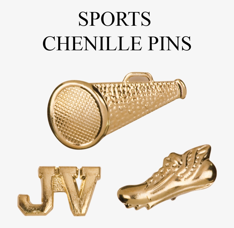 Website Sports Chenille Pins - Cheer Varsity Pin, transparent png