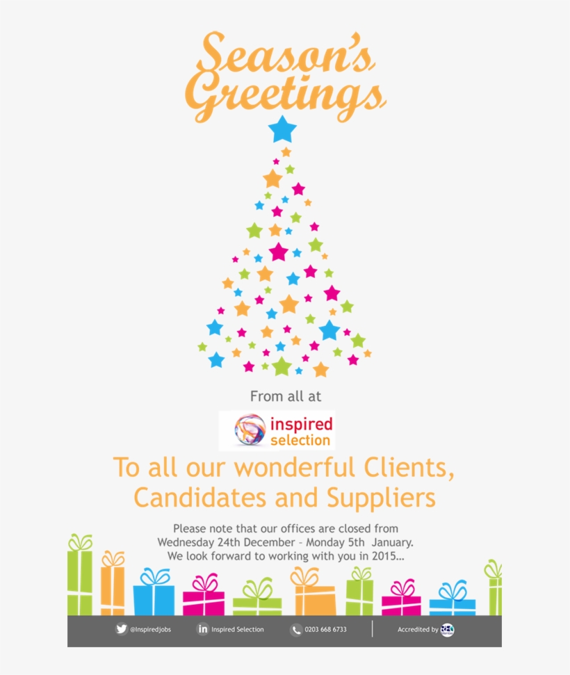 Merry Christmas And A Happy New Year - Inspired Selection, transparent png