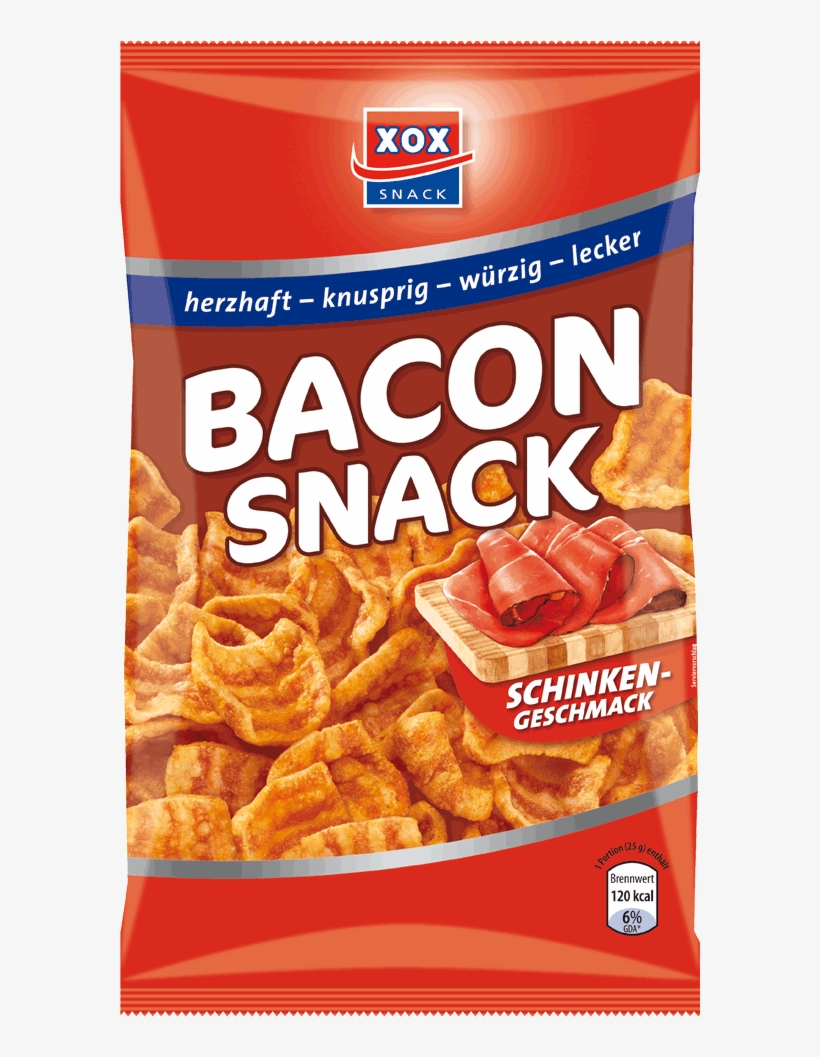 Xox Bacon Snack 100g - Bacon Weizen Snack Feurig, transparent png