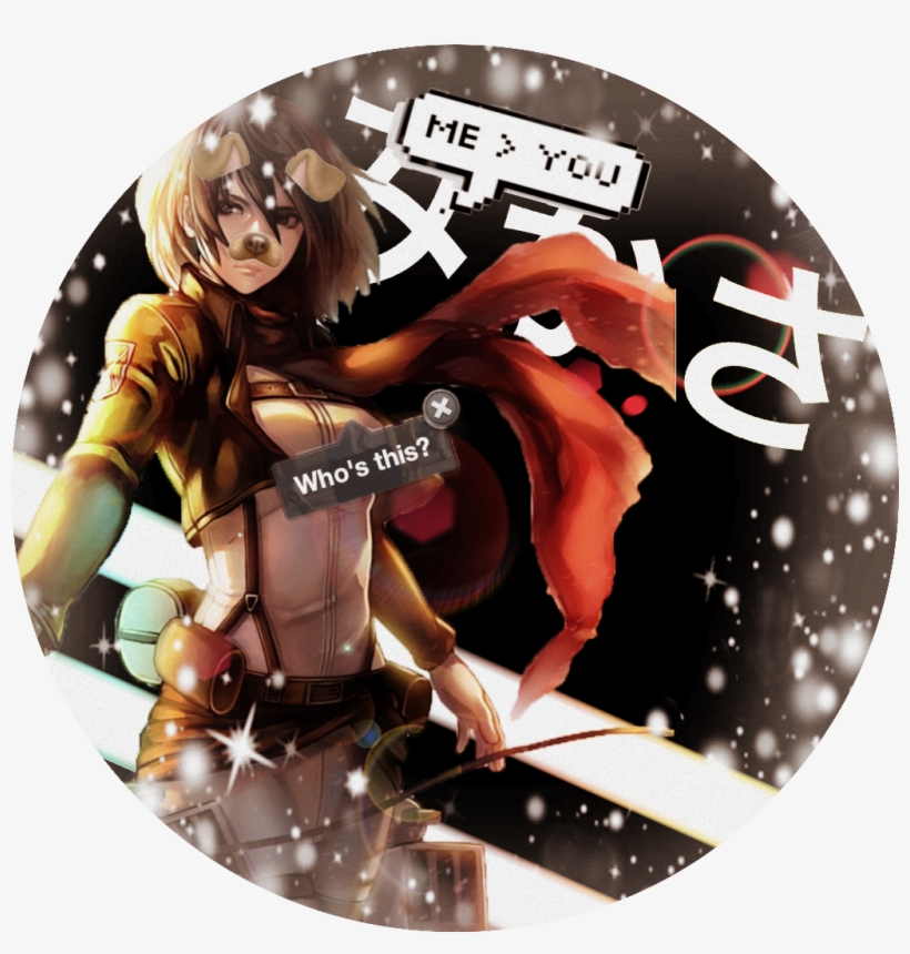 Mikasa Sticker - Poster, transparent png