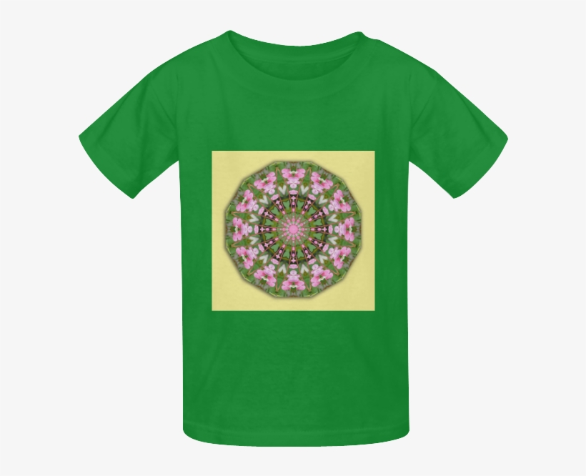 Bleeding Heart, Nature Flower Mandala 001 - T-shirt, transparent png