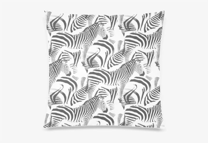 Black & White Stripes Custom Zippered Pillow Case 20"x20" - Cushion, transparent png