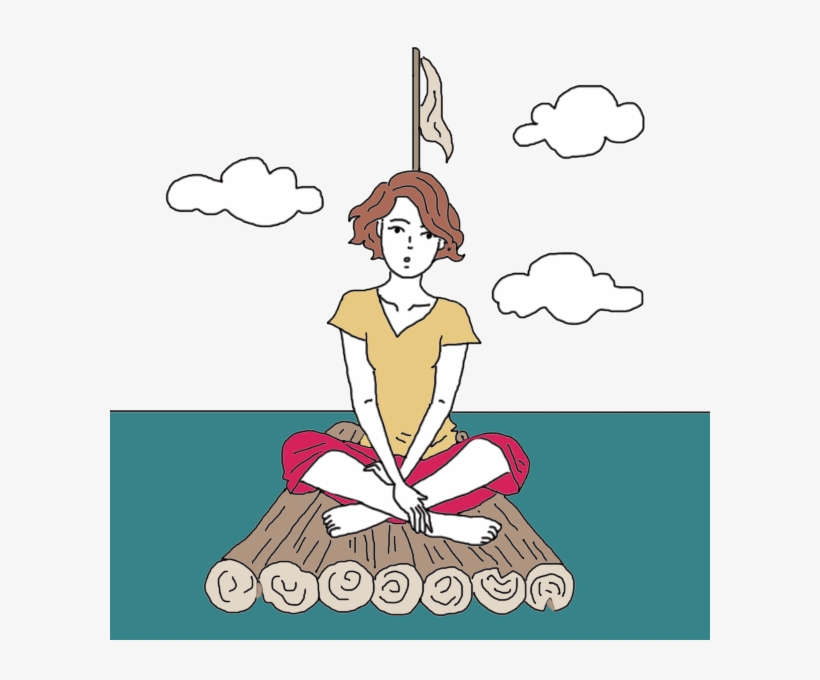Raft Dream Meaning - Sitting, transparent png
