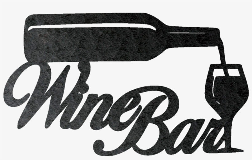 Wine Bar Metal Wall Art, transparent png