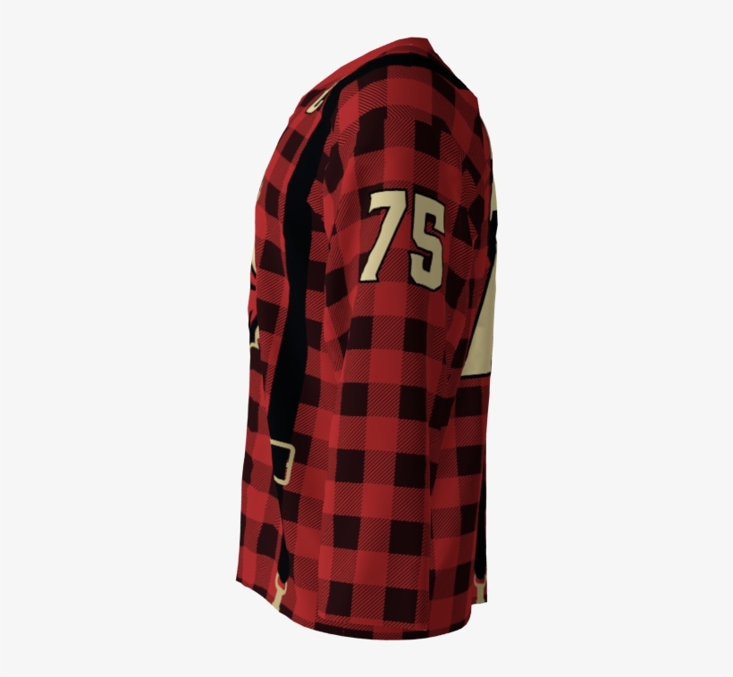 Lumberjacks Custom Hockey Jersey - Plaid, transparent png