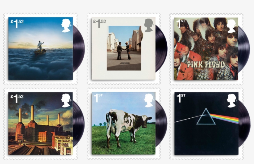 Pink Floyd Stamp Set, transparent png