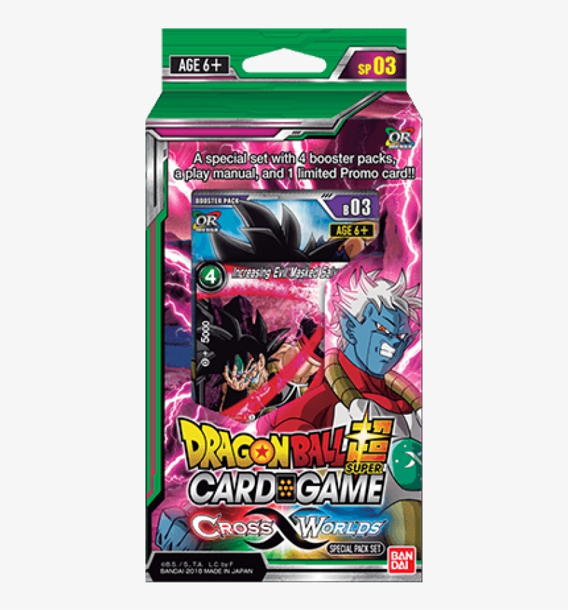 Special Pack Set - Dragon Ball Super Cross Worlds Tcg, transparent png