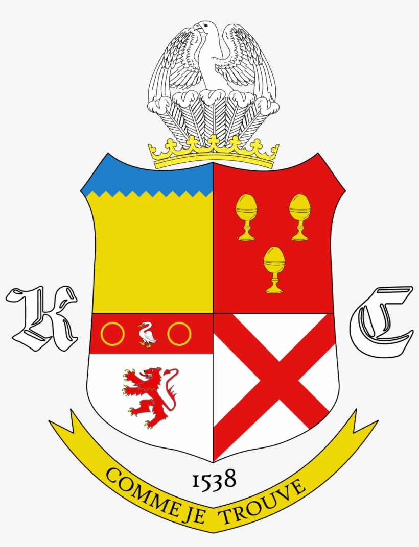 Bookplate From Old Book Illustrations Kilkenny College - Crest Of Kilkenny Castle, transparent png