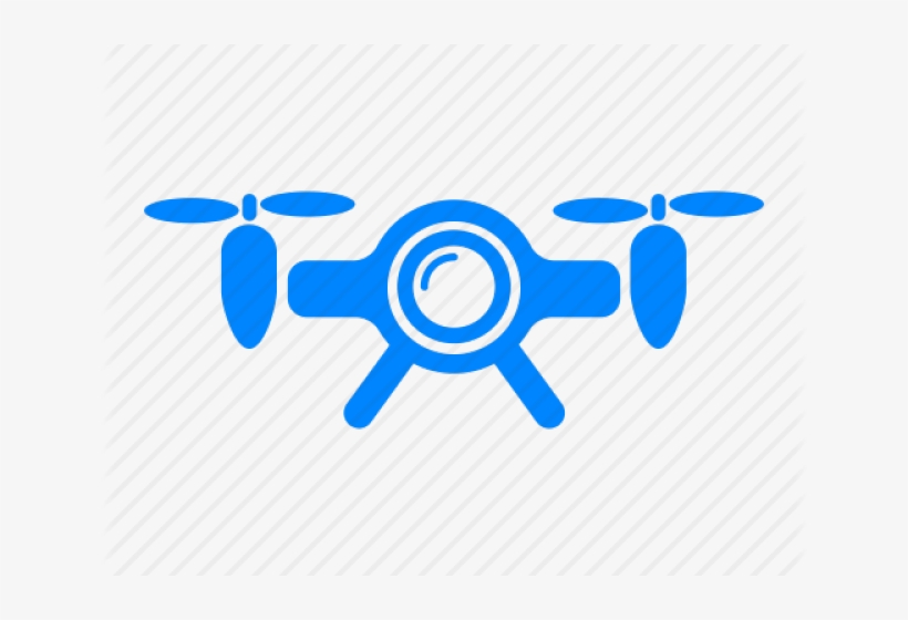 Drone Clipart Camera Icon - Drone Icon Blue, transparent png