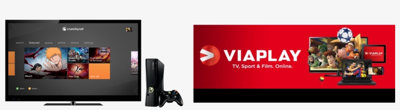 Two New Entertainment Apps, Crunchyroll And Viaplay - Xbox 360, transparent png