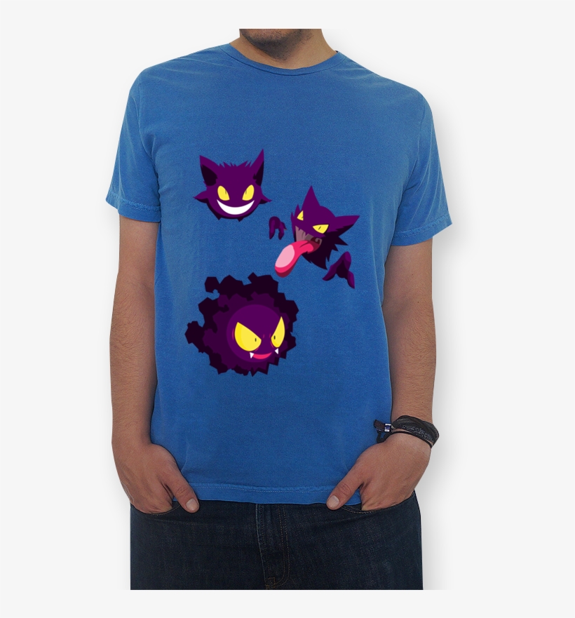 Camiseta Gastly, Haunter, Gengar - Camiseta Magical Mystery Tour, transparent png