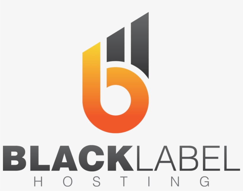 Black Label Hosting Logo - Graphic Design, transparent png