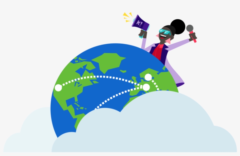 Kahoot Unique Ambassador Opportunities Illustration - Earth, transparent png
