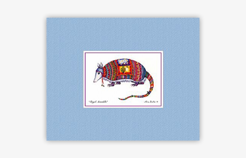 Royal Armadillo Mini-print By Nora Butler - Indian Elephant, transparent png