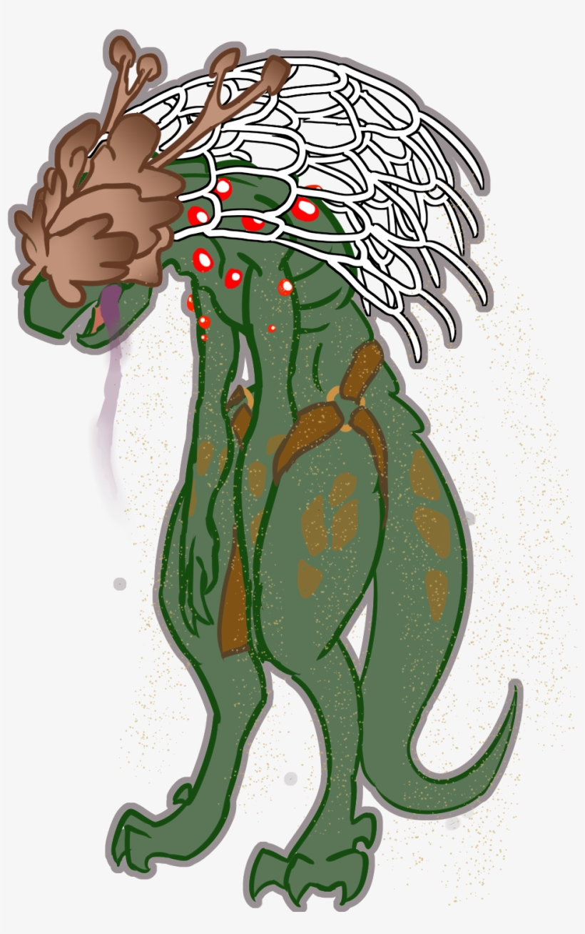 Dragonborn Circle Of Spores Druid - Illustration, transparent png