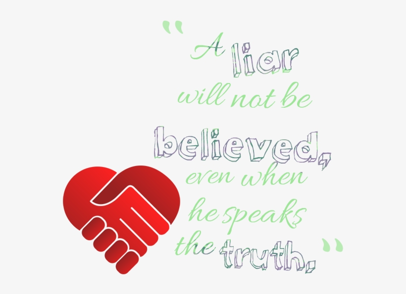 Truth Quotes Png Image Background - Hand, transparent png