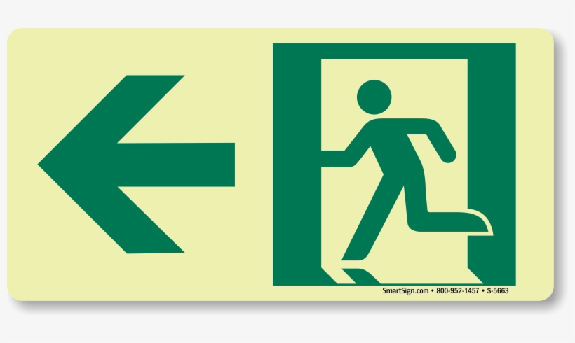 800 X 410 0 - Exit Sign, transparent png