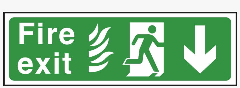 Fire Exit Sign Up Right, transparent png