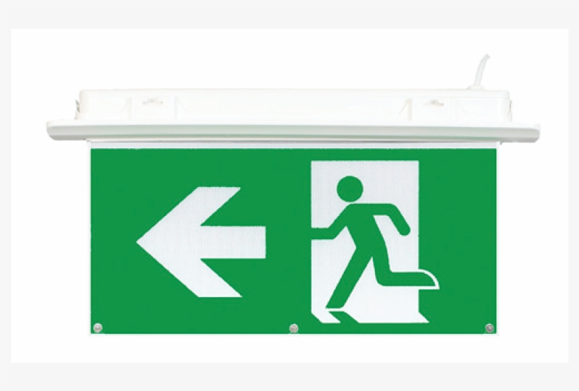 4 In 1 Emergency Led Exit Sign - Fire Exit Signage Left Arrow, transparent png