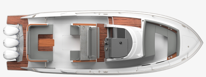 38 Ls Exterior Plan View Without Hardtop - Tiara Sport 38, transparent png