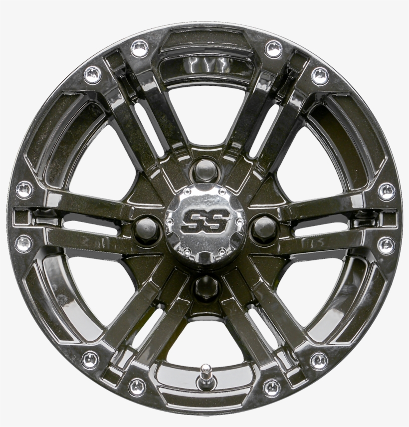 12" Rhox Rx331 Black Golf Cart - Hubcap, transparent png