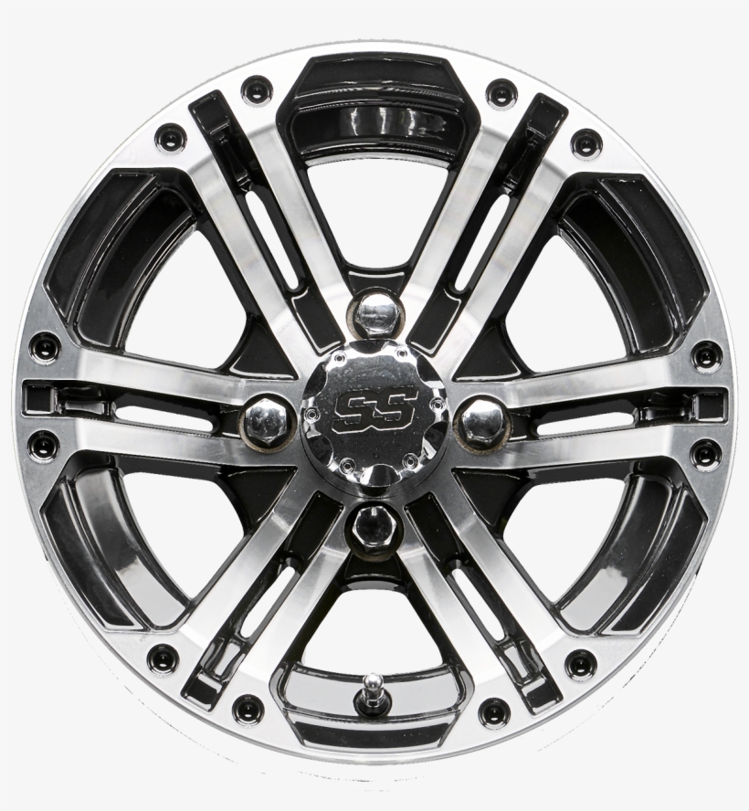 12" Rhox Rx333 Machined/black Golf Cart - Hubcap, transparent png