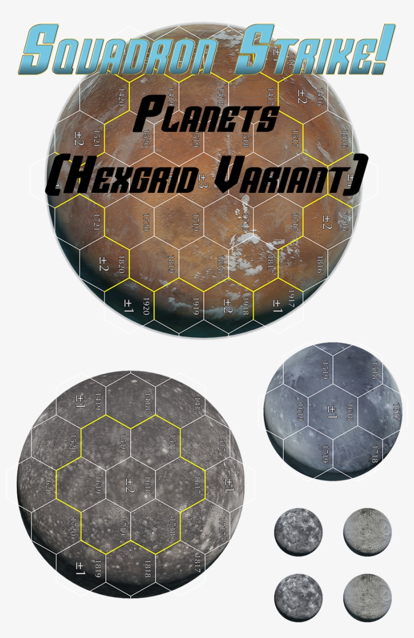 Hexmap 3d Planets Portrait, transparent png
