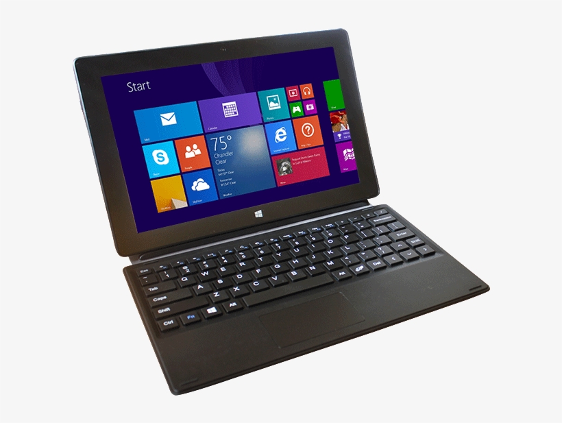 Pc Revolution 10" Tablet With Keyboard - Touchpad, transparent png