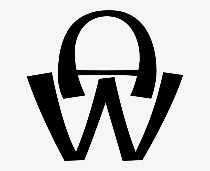 A W Logo - Sign, transparent png