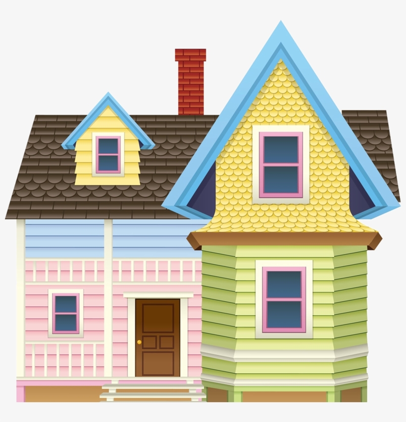 Cottage Art, Cottage Homes, Village Houses, Landscape - 飞 屋 环 游记 房子, transparent png