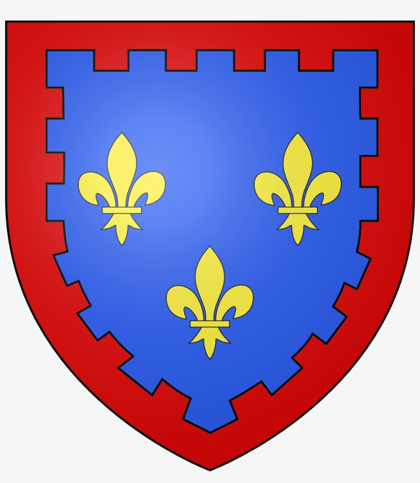 Blason Duche Fr Berry - Royaume De France Blason, transparent png