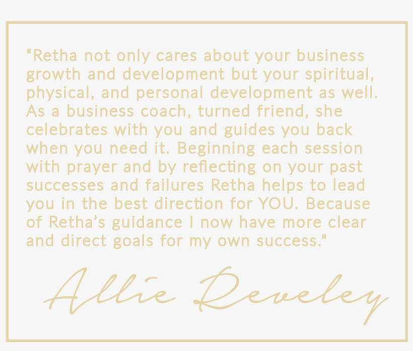 Retha Nichole Testimonials-01 - Calligraphy, transparent png