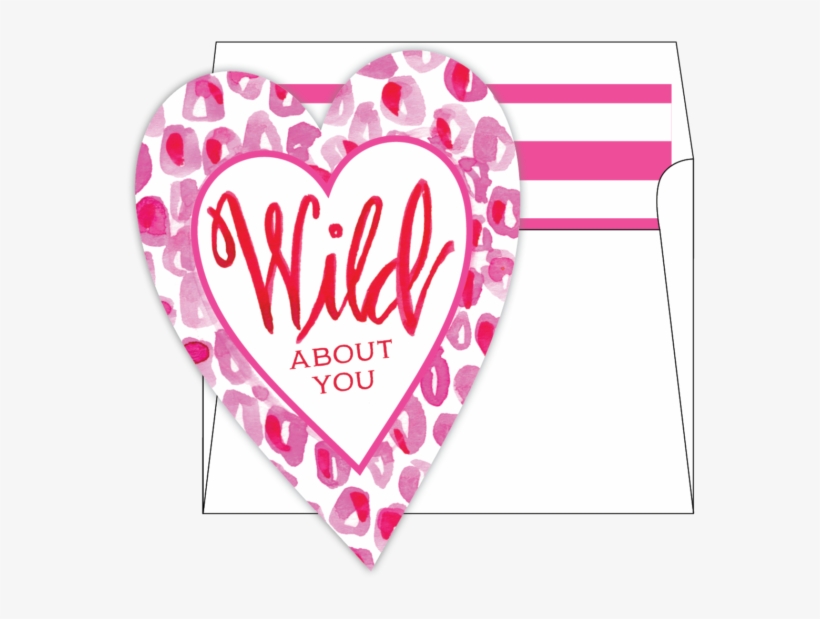Rosanne Beck Valentine's Day Die-cut Greeting Card - Heart, transparent png