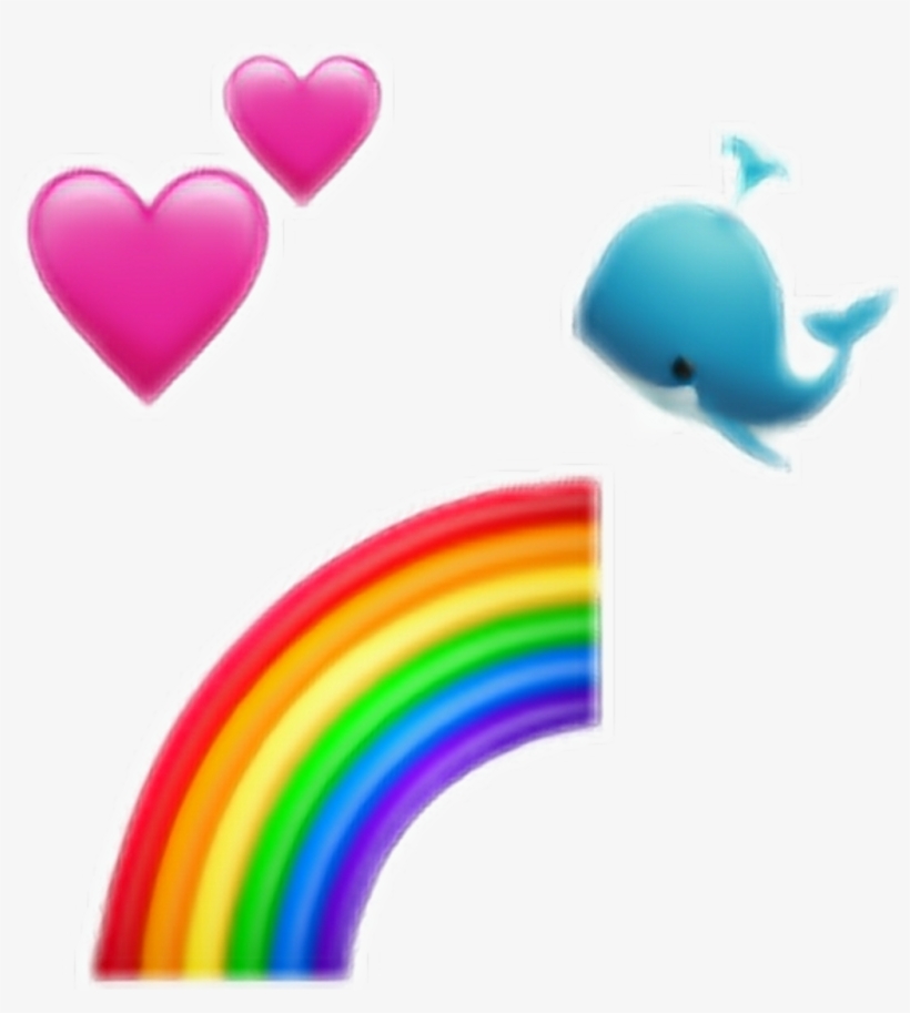 Yuppo Sticker - Iphone Emojis Rainbow, transparent png