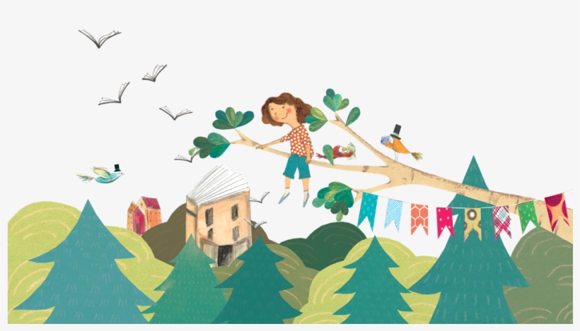 Cropped-pointing At The Library - Illustration, transparent png