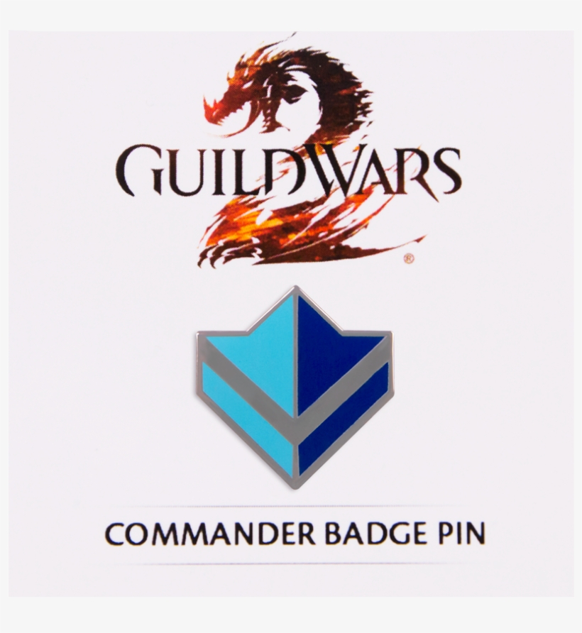 Guild Wars 2 Commander Badge Pin - Guild Wars 2 Simbolo - 1000x1000 PNG ...