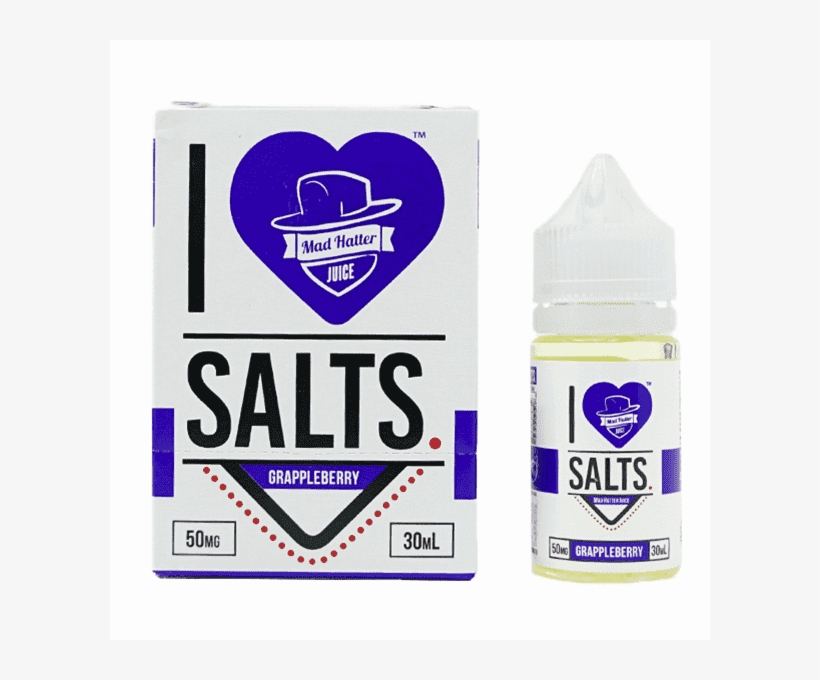 Grappleberry Salt Nic By Mad Hatter - Mad Hatter I Love Salts, transparent png