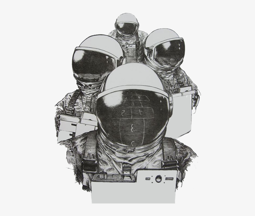 Aesthetic Astronaut Lockscreen, transparent png