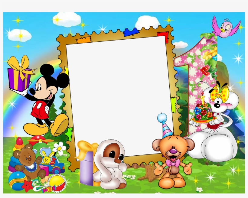 Frames Png Fotos Aniversario - Cartoon Photo Frame Hd Background Png, transparent png