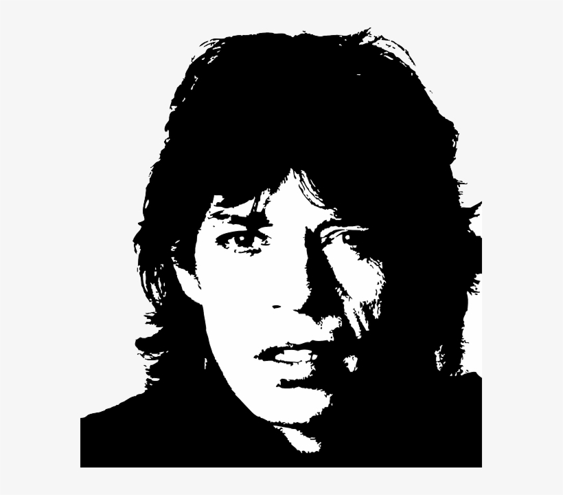 Stones, Band, Celebrity, Rolling, Mick, Jagger, Stone - Mick Jagger Vector, transparent png