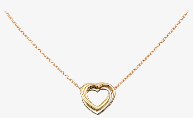 White Gold, Yellow Gold - カルティエ トリニティ ネックレス, transparent png