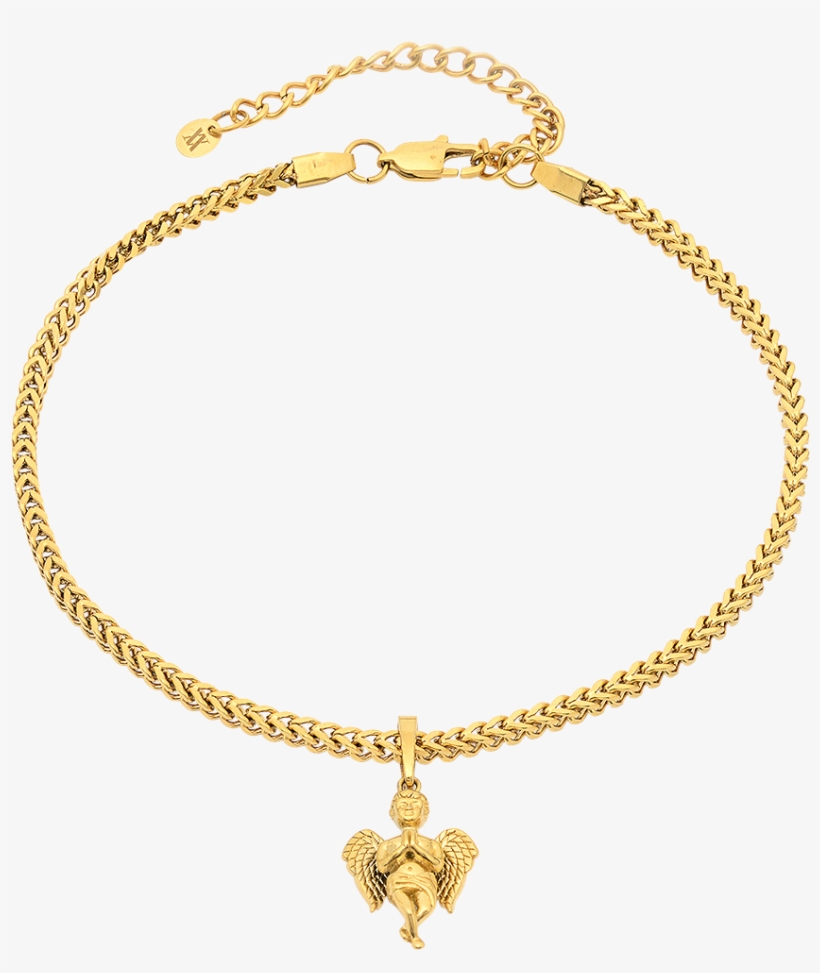 Fallen Angel Choker - Vesso Fallen Angel Pendant Gold Franco Choker, transparent png