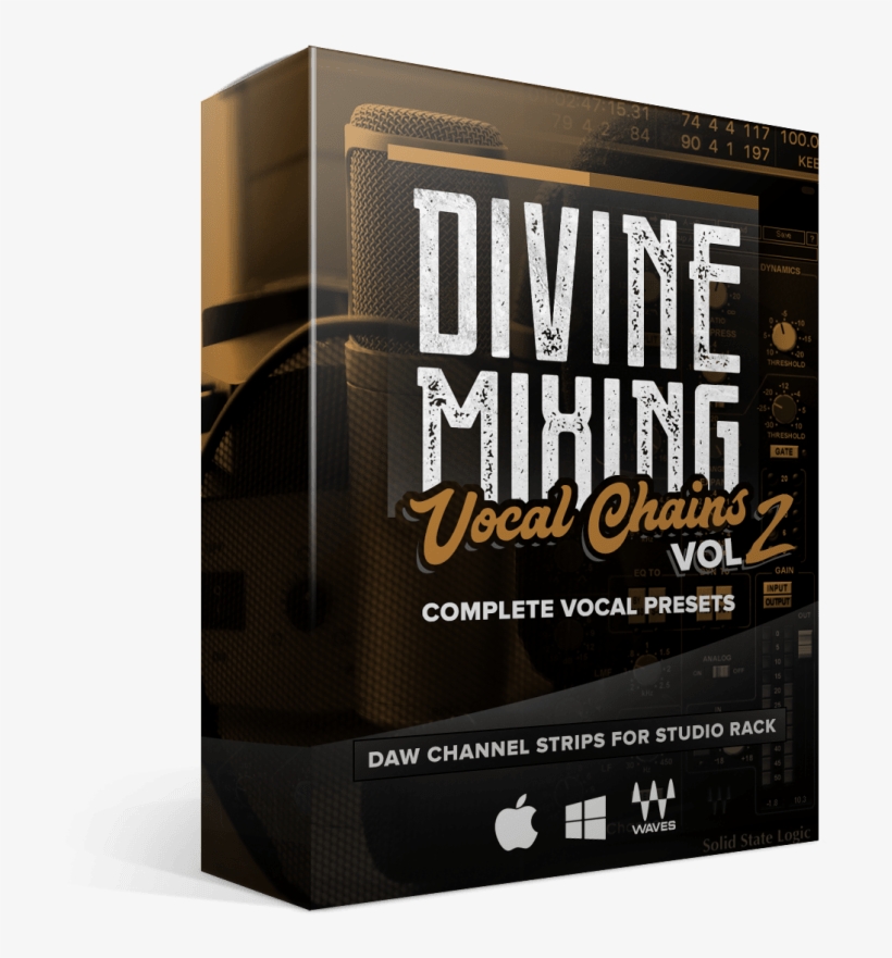 Divine Mixing Vocal Chains V2 Box - Multimedia Software, transparent png