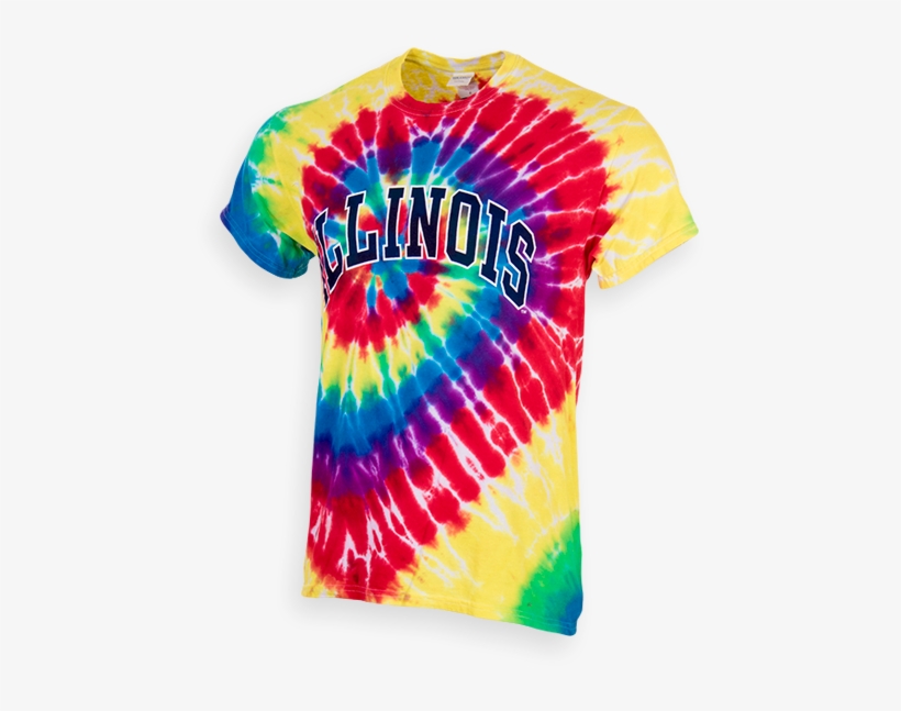 Rainbow Tye Dye Shirts With Skulls, transparent png