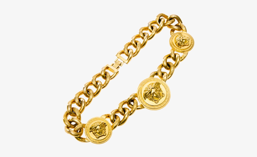 Gold Bijoux Icon Necklace Collana Oro Giallo Versace 460x460 Png Download Pngkit