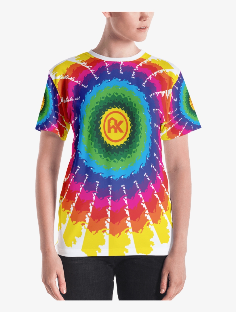 Image Of Women's Alaska "tie Dye" Tee - T-shirt, transparent png