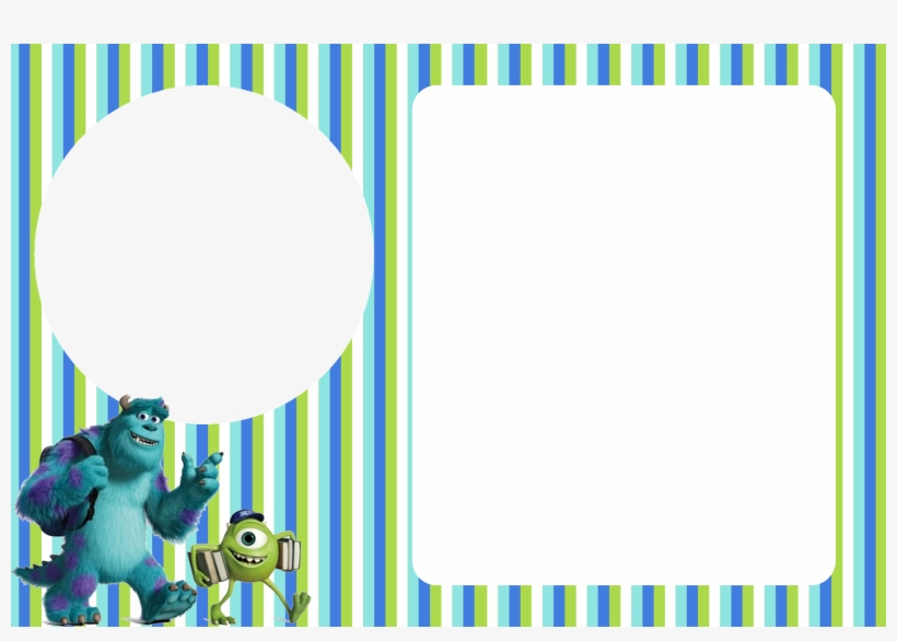 Monster University Baby Mike Png Download - Invitaciones Monster University Para Imprimir, transparent png