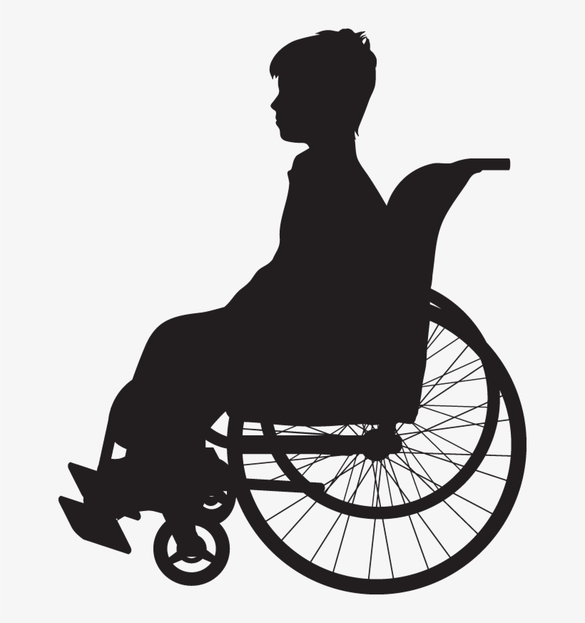 Muscular Dystrophy Is A Group Of Diseases That Cause - Girl In Wheelchair Silhouette, transparent png