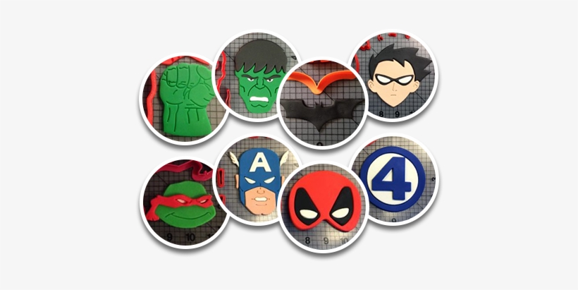 Jb Cookie Circles Super Heroes Mobile - Cookie Cutters Super Hero 111 Cookie Cutter 2 Inches, transparent png