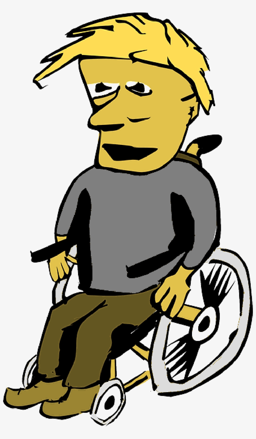 Mb Image/png - Cartoon Boys In Wheelchairs Transparent, transparent png